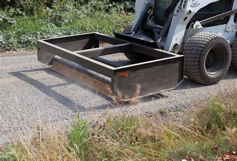 ice scraper attachments for skid steer|skid steer box scraper grader.